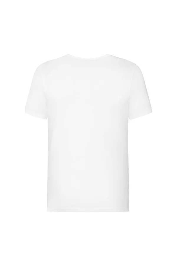 Men´s Slim Fit V-Neck-T White