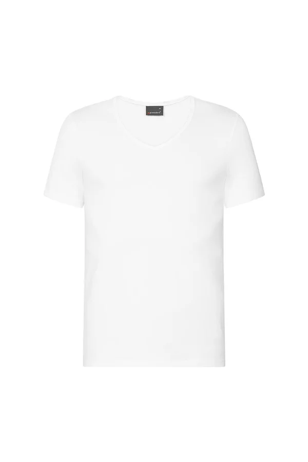 Men´s Slim Fit V-Neck-T White