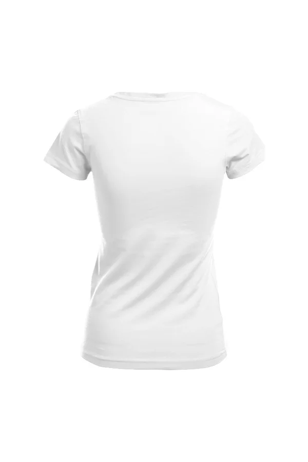 Women´s Slim Fit V-Neck-T White