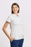 Women´s Jersey Polo White