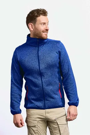 Men´s Knit Jacket Workwear Heather Royal