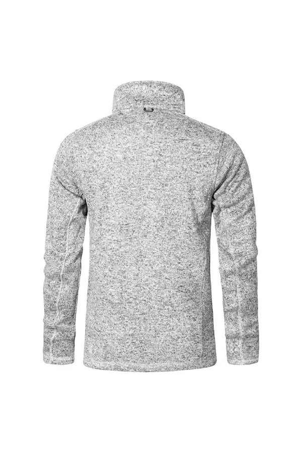 Men´s Knit Fleece Jacket C+ Heather Grey