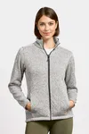 Women´s Knit Fleece Jacket C+ Heather Grey