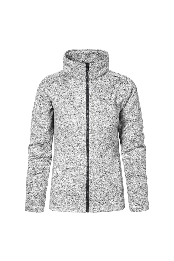 Women´s Knit Fleece Jacket C+ Heather Grey