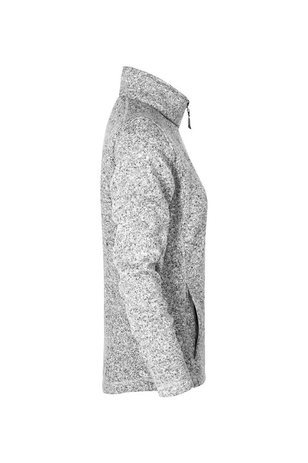 Women´s Knit Fleece Jacket C+ Heather Grey