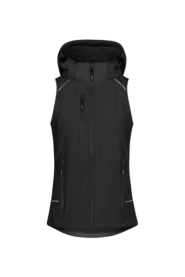 Women´s Softshell Vest Black