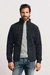 Men´s Double Fleece Jacket Light Grey / Black