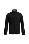 Men´s Double Fleece Jacket Light Grey / Black
