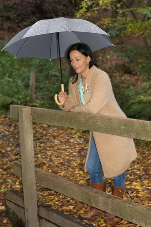 AC-Stockschirm ÖkoBrella, waterSAVE® Grey