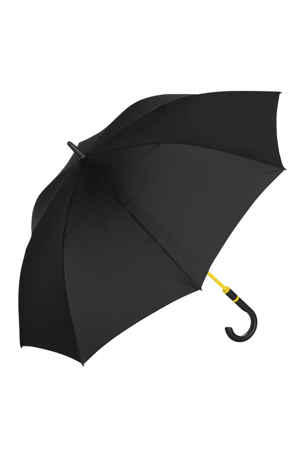 AC-Midsize-Stockschirm FARE®-Style Black / Yellow
