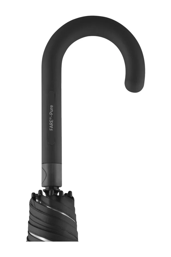 AC-Stockschirm FARE®-Pure Transparent / Black