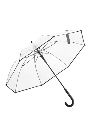 AC-Stockschirm FARE®-Pure Transparent / Black