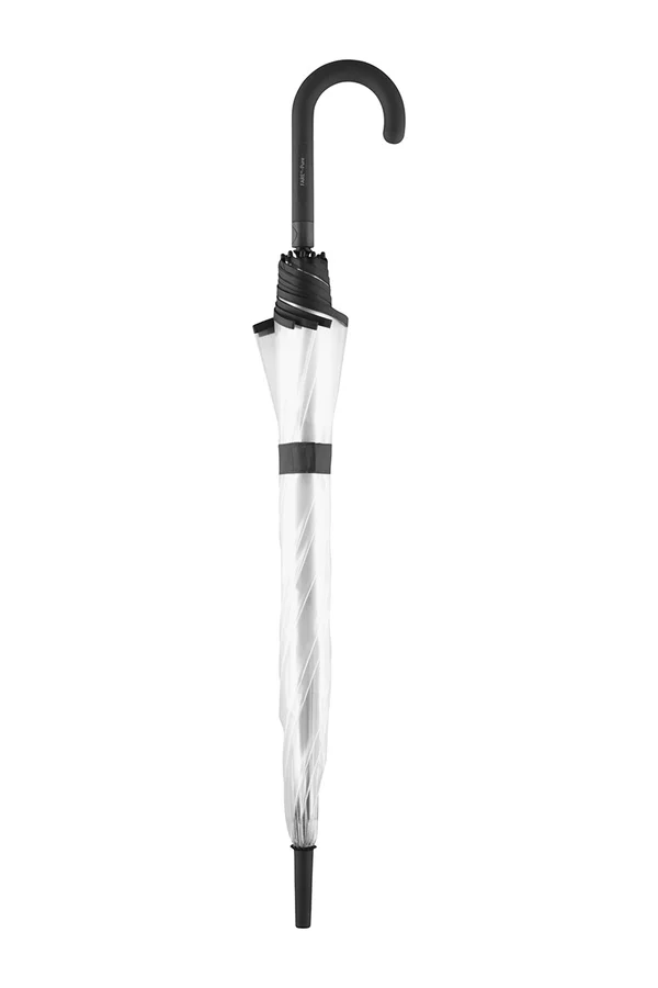 AC-Stockschirm FARE®-Pure Transparent / Black