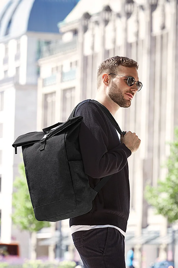 Rucksack "Circle" black sprinkle