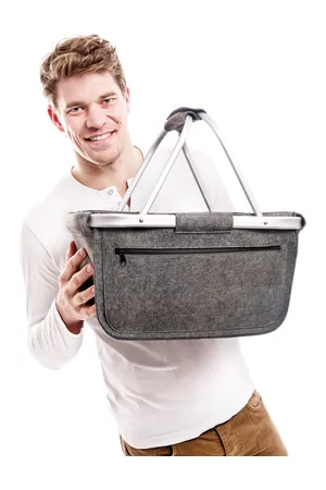 Filz Shopper "Basket" Anthracite