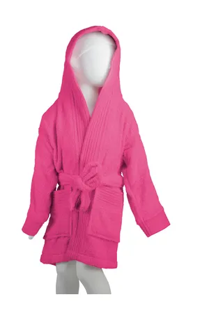 Kinder Bademantel Magenta