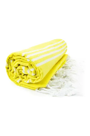 Hamamtuch "Sultan" yellow/white