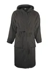 Bathrobe Hooded Anthracite