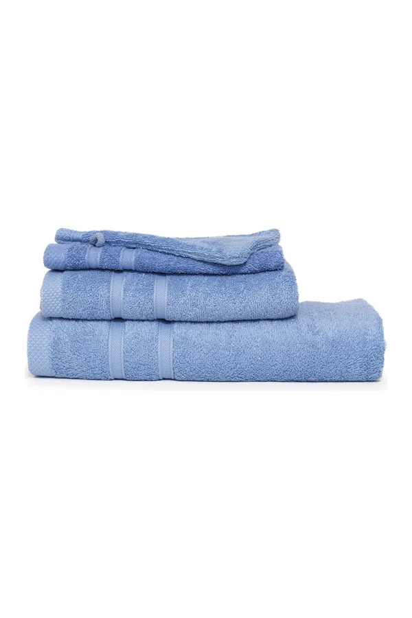 Bamboo Bath Towel Aqua Azure