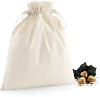 Bio Baumwolltasche mit Zugkordel