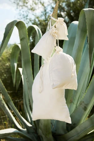 Organic Cotton Draw Cord Bag