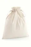 Organic Cotton Draw Cord Bag Natural