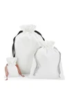 Cotton Gift Bag with Ribbon Drawstring