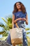 Jute Base Canvas Shopper Natural