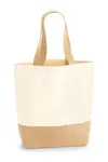Jute Base Canvas Shopper Natural