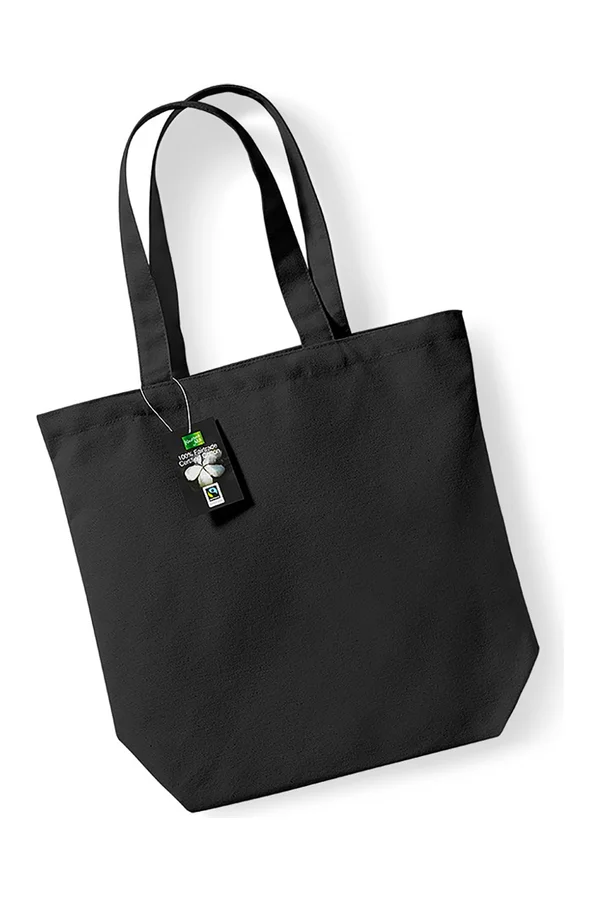Fairtrade Cotton Camden Shopper Black