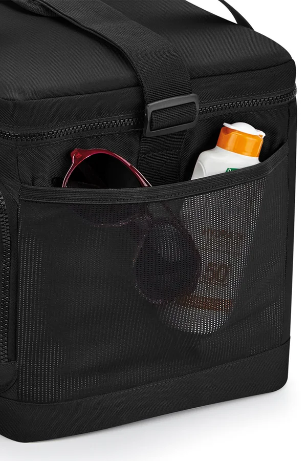 Recycled Large Cooler Shoulder Bag Black