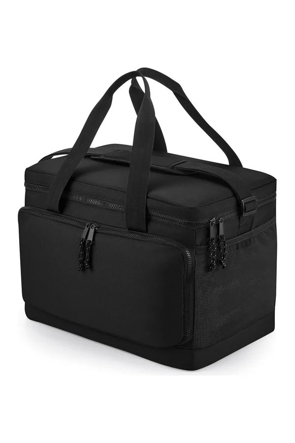 Recycled Large Cooler Shoulder Bag Black