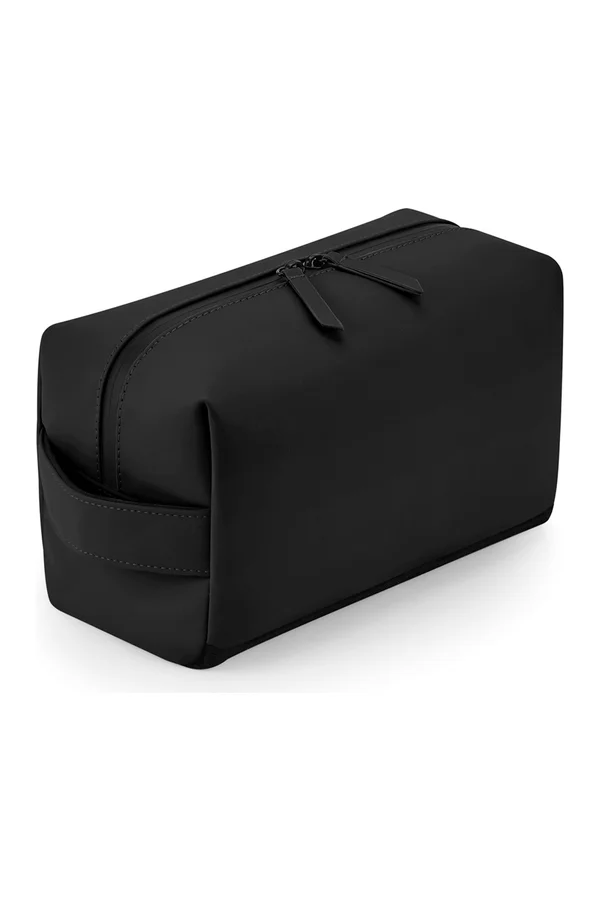 Matte PU Toiletry/ Accessory Case Black