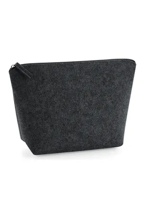 Felt Accessory Bag charcoal melange