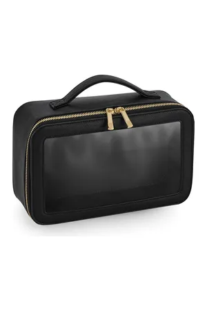 Boutique Clear Window Travel Case Black