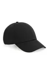 Organic Cotton 6 Panel Cap Black