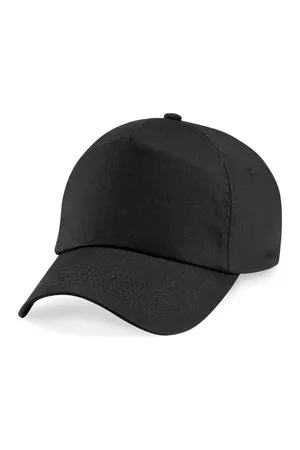 Junior Original 5 Panel Cap Black