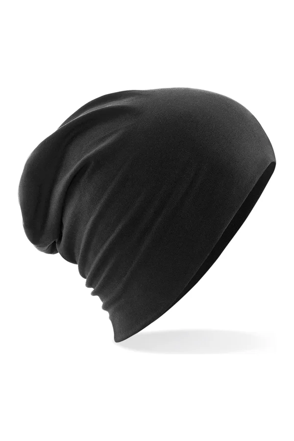 Hemsedal Cotton Slouch Beanie Black