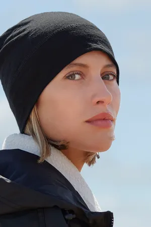 Merino Beanie Black