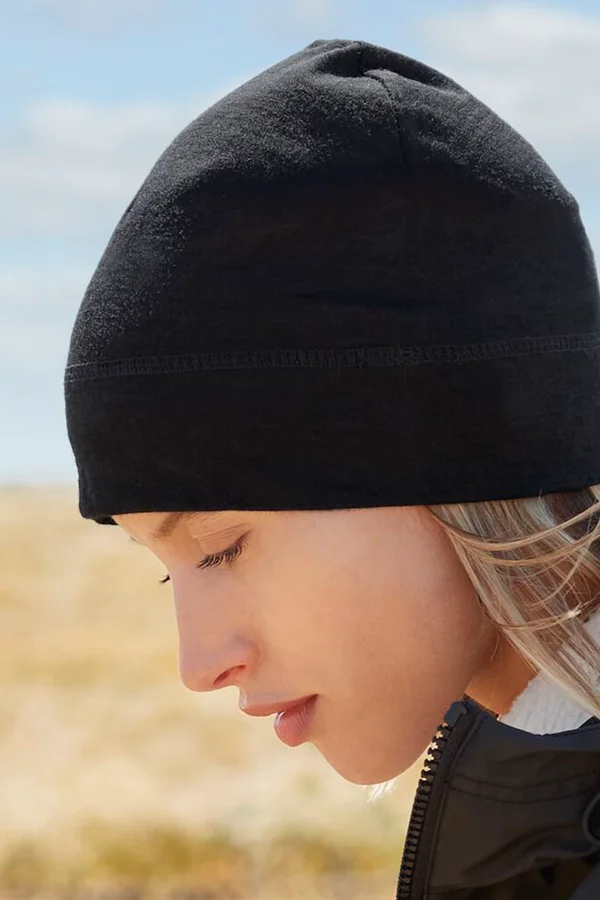Merino Beanie Black