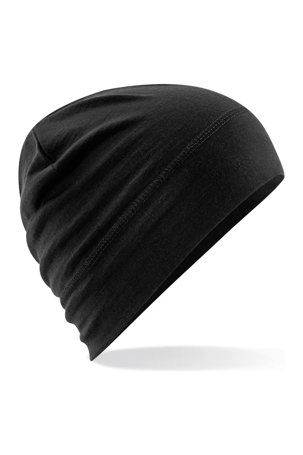 Merino Beanie Black