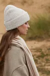 Cosy Ribbed Beanie almond marl