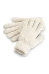 Cosy Ribbed Cuff Gloves almond marl
