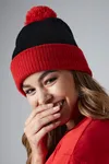 Snowstar® Two-Tone Beanie black/bright red