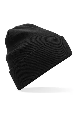 Organic Cotton Original Cuffed Beanie Black