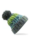 Corkscrew Pom Pom Beanie electric grey