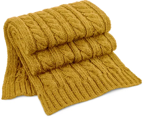Melange Strickschal