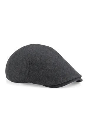 Melton Wool Ivy Cap Charcoal Marl