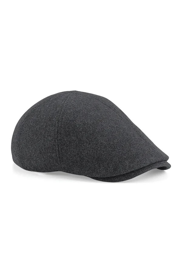Melton Wool Ivy Cap Charcoal Marl