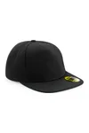 Original Flat Peak Snapback Cap Black / Black